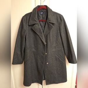 GAP Grey Wool/blend Coat